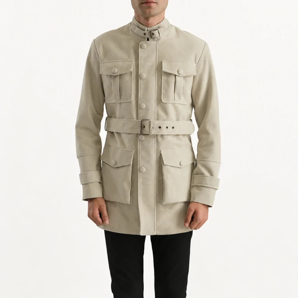 Soren Offwhite Wildlederjacke für Herren