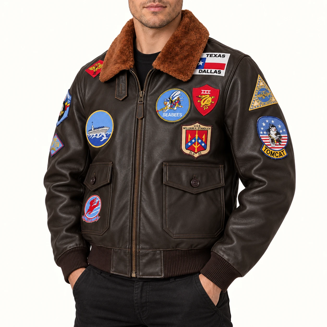 top gun lederjacken
